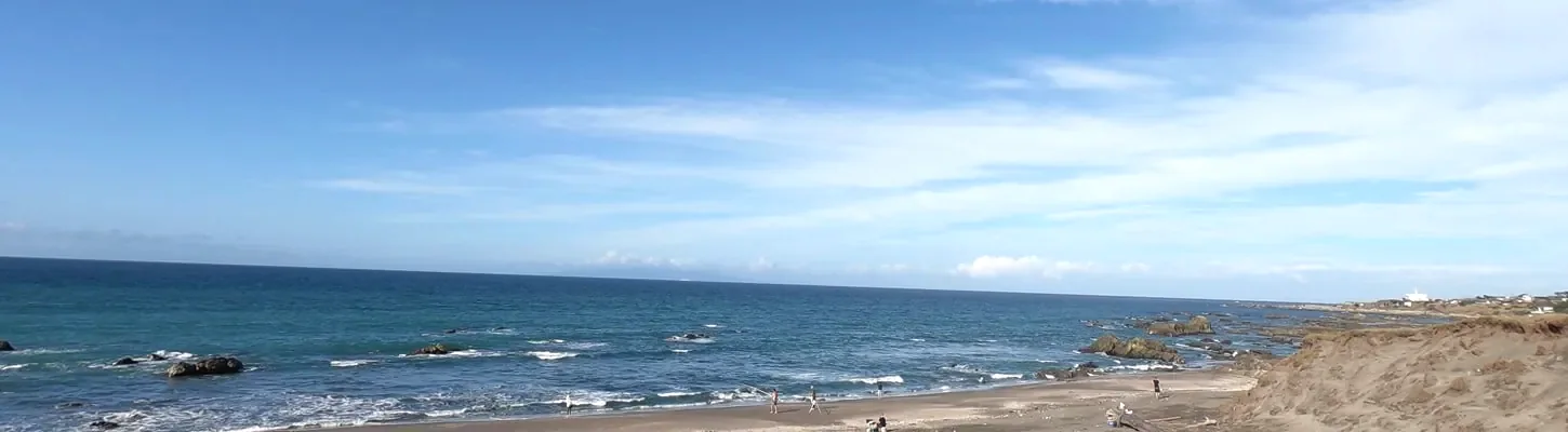平砂浦海岸の海